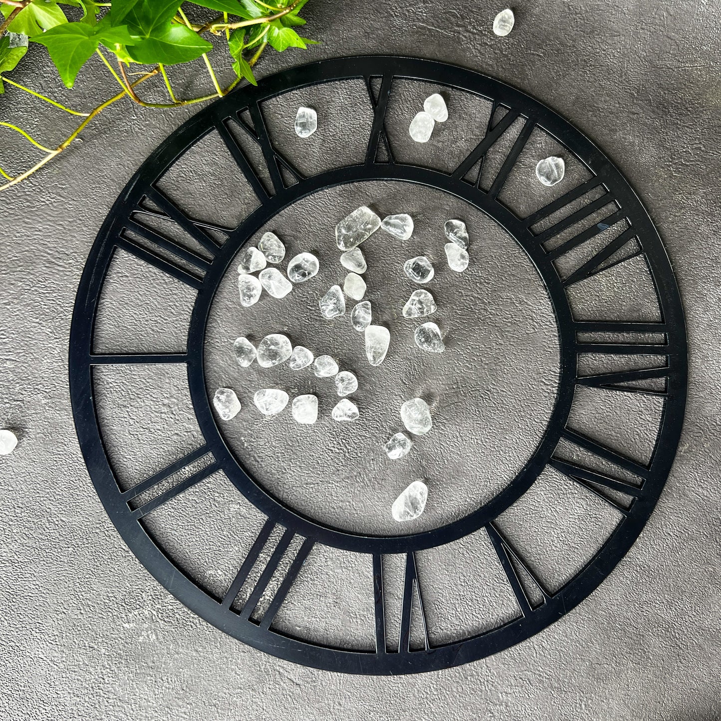 CLOCK DIAL I D30CM I BLACK